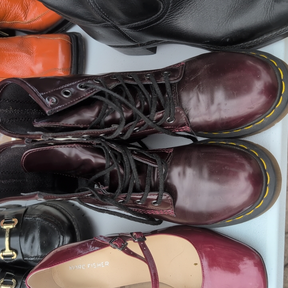 Dr. Martens Burgundy Boots